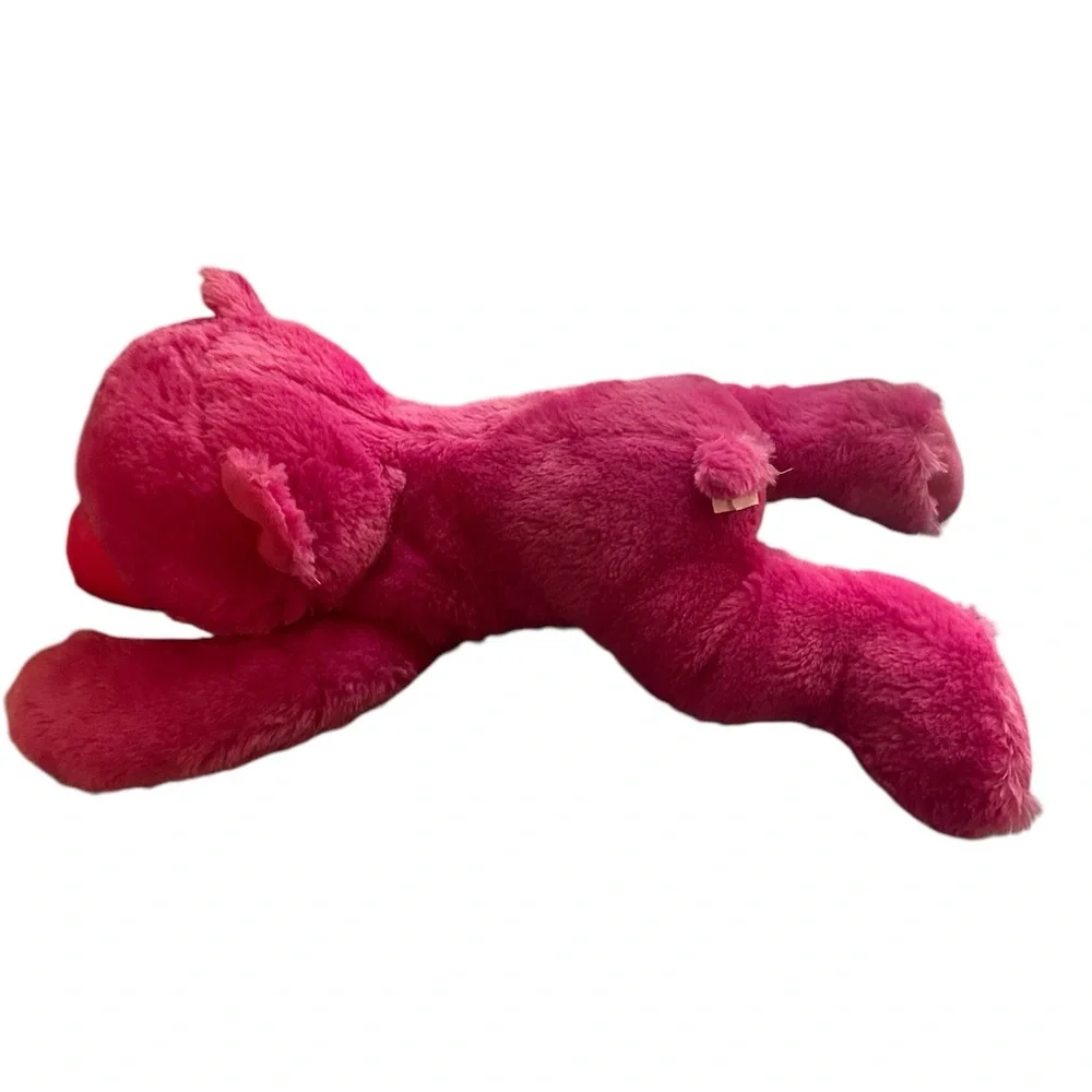 21” Good Stuff Fuchsia Pink Glitter Eyes Lying Flat Plush Stuffed Animal